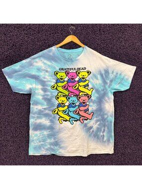 Grateful Dead Marching Bears Tie-Dye T-Shirt Size Extra Large
